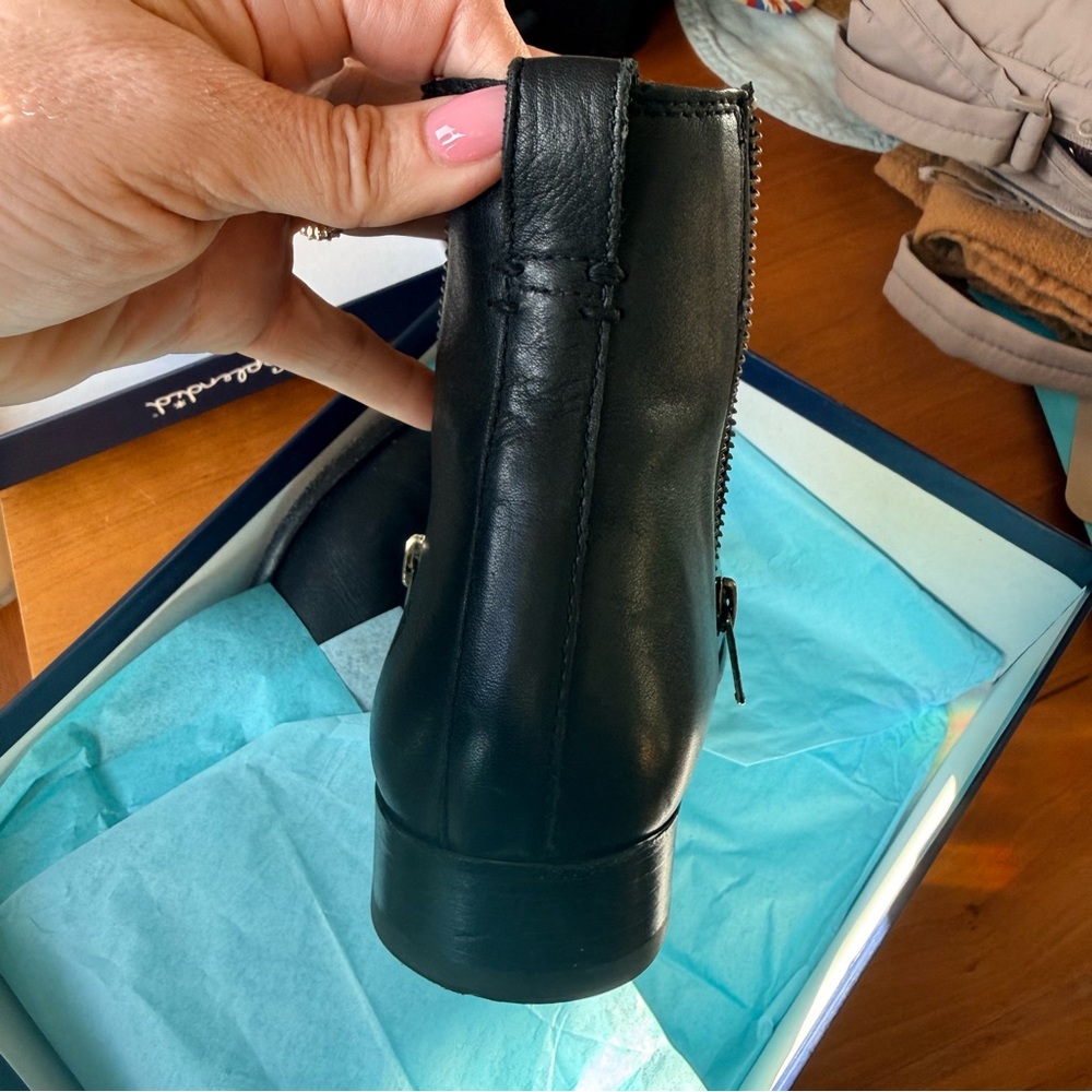 Frye Black Leather Ankle Booties - Picture 3 of 16